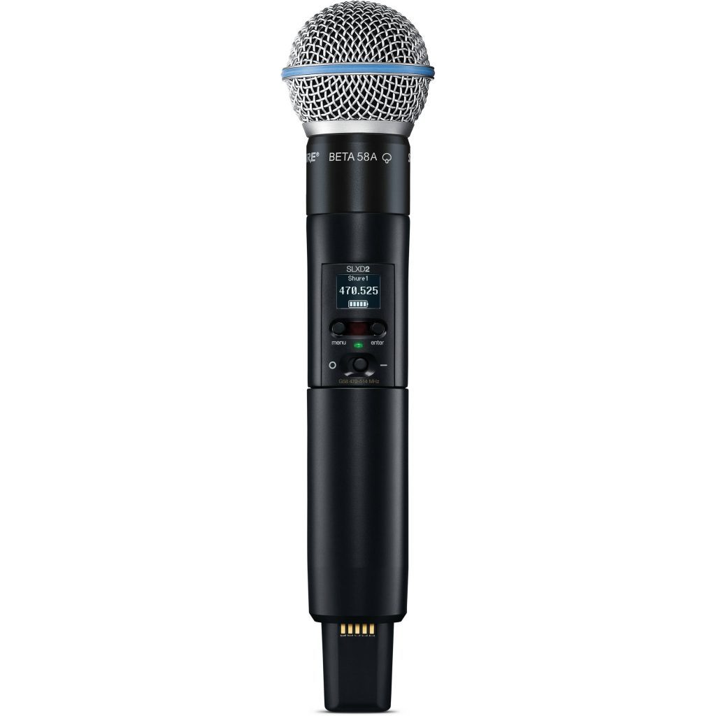 Shure SLXD24 B58 Digital Wireless Handheld Microphone System With Beta