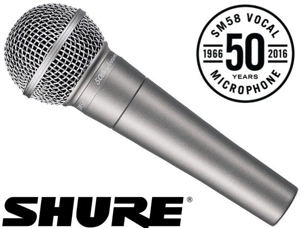 Shure SM58 50th Anniversary Mic SM58-50A
