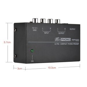 Phono Preamp with RCA 1/4" TRS Interfaces