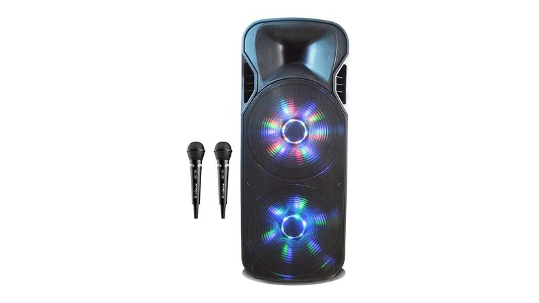 Karaoke Machine for Adults and Kids with 2 Microphones, Streams Music via  AUX, RCA, USB, SD Card Slot or Bluetooth – Croove