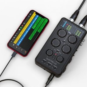 IK Multimedia iRig Pro Quattro I/O Portable 4x2 Audio and MIDI Interface/Mixer