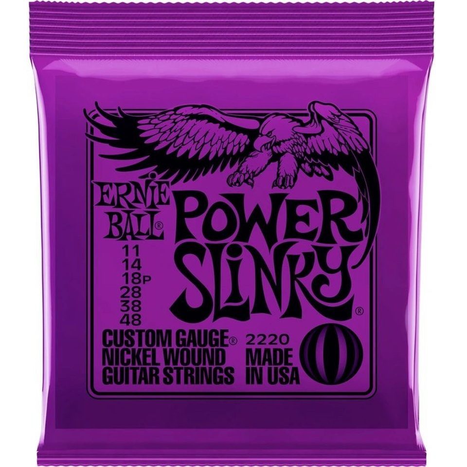 Power Slinky Nickel Wound Electric Guitar Strings 11 48 Gauge