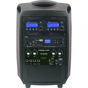 Helix 765, 70 watt, portable PA with built-in Bluetooth/SD/USB Player Recorder & With  1 x Wireless Handheld
