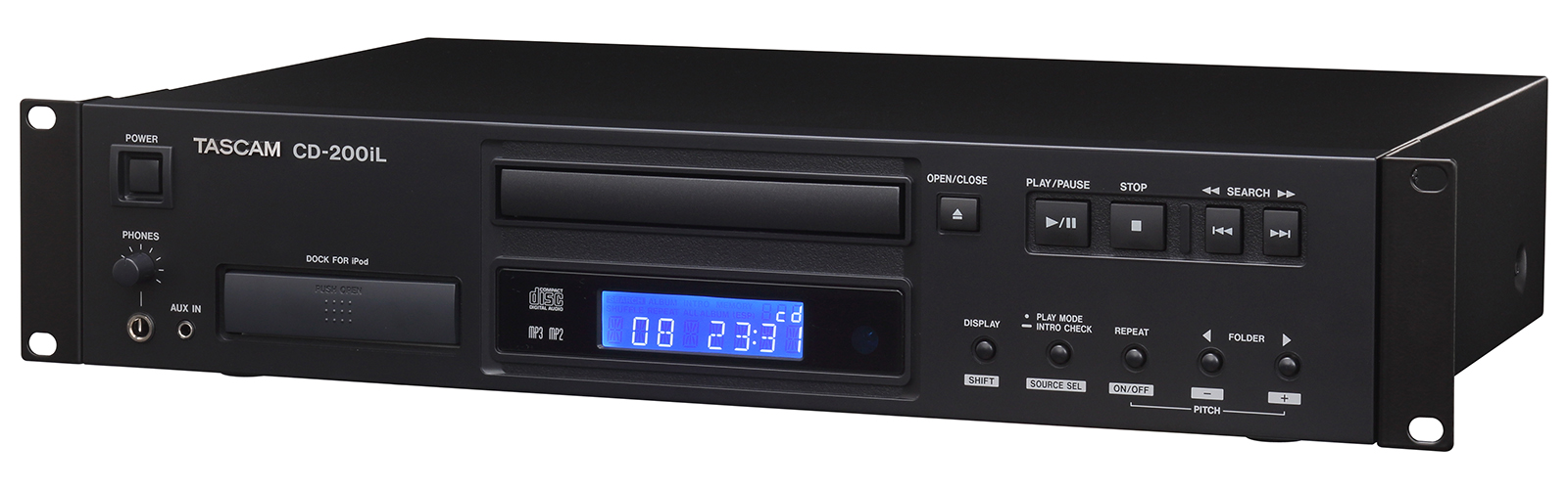TASCAM CD200iL COMPACT DISC PLAYER with 30-Pin & Lightning iPod dock. - Image 6