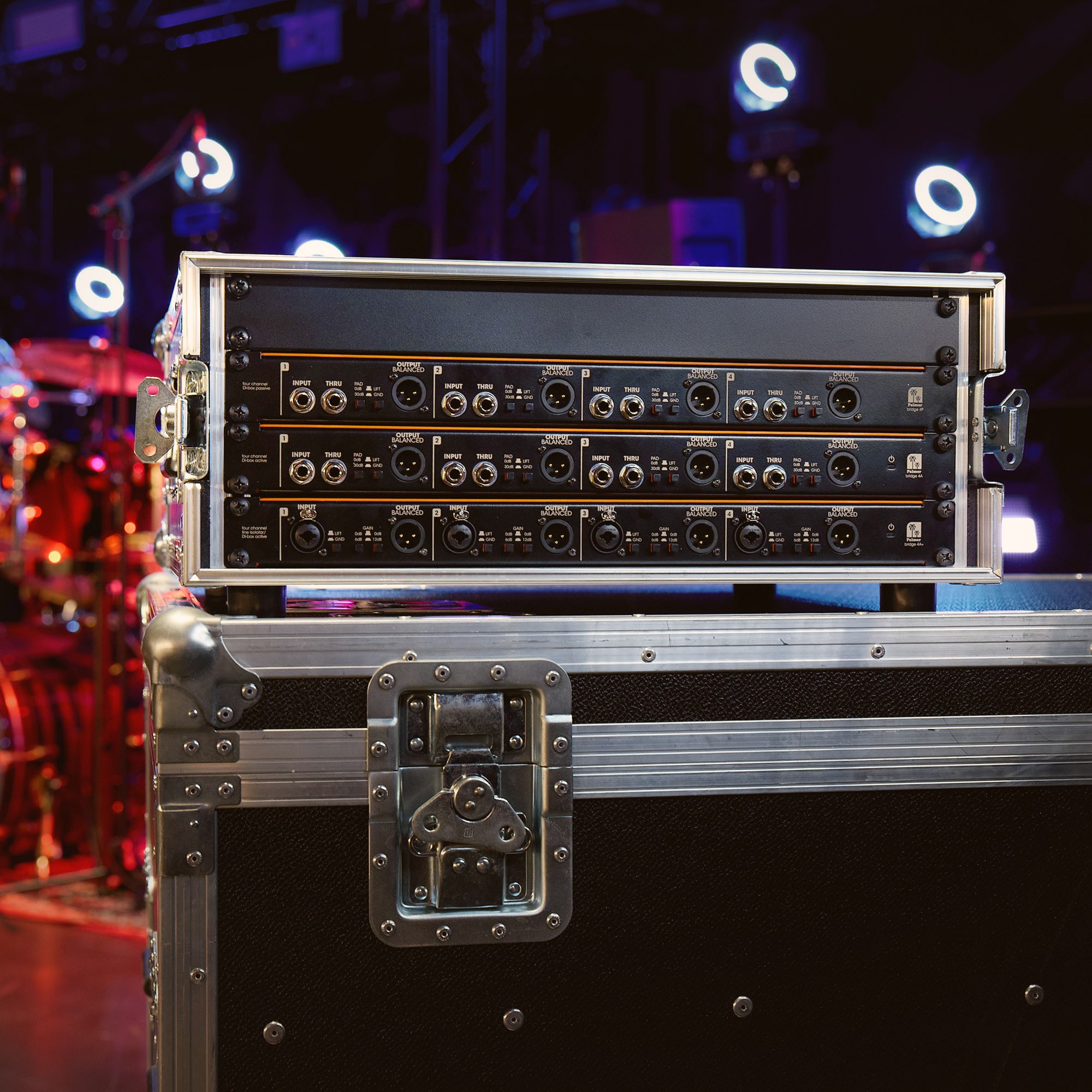 Palmer Bridge 4P 4-Channel Passive DI Box - 19" Rackmount - Image 3