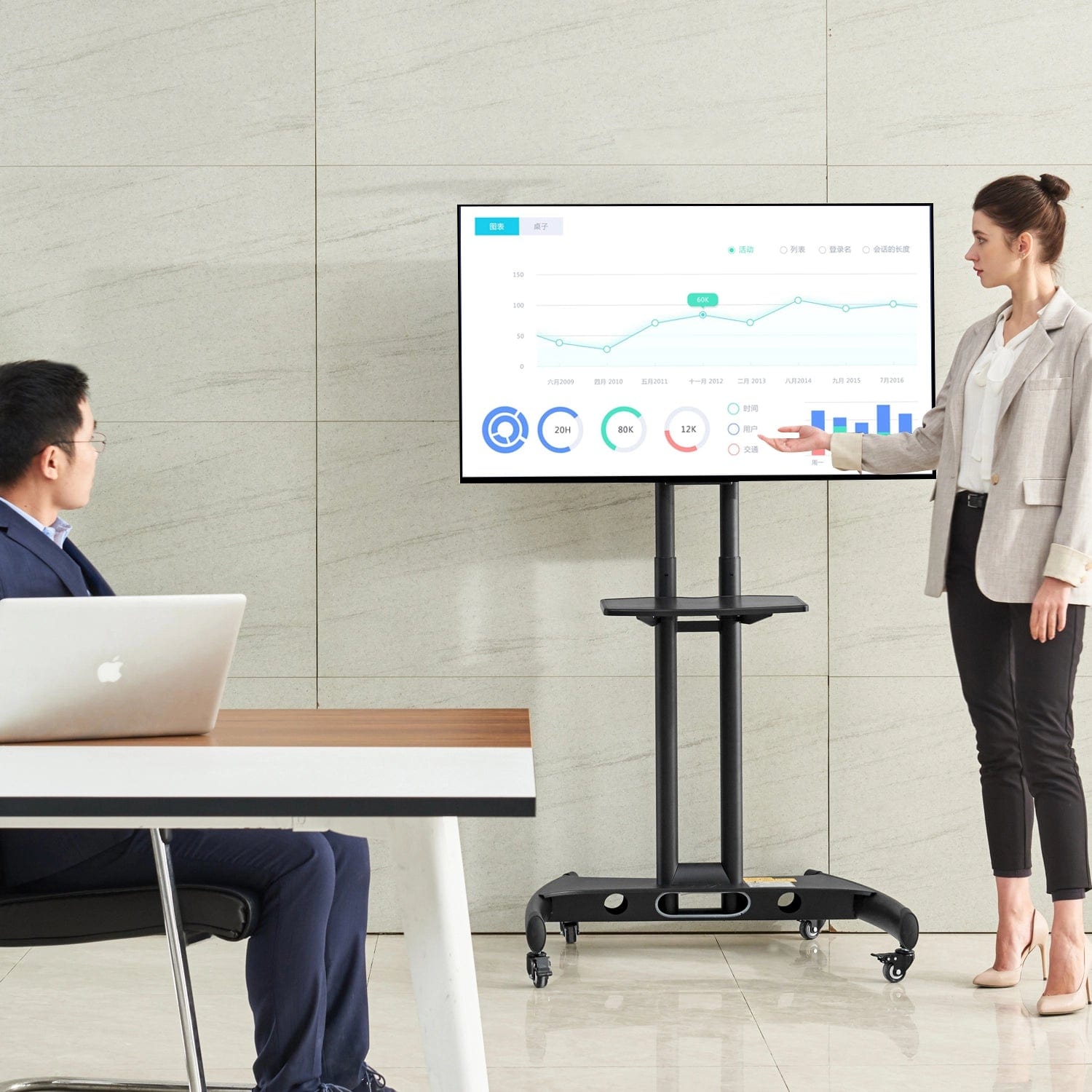 AV Mobile Cart 32 - 70 Screens - Image 2