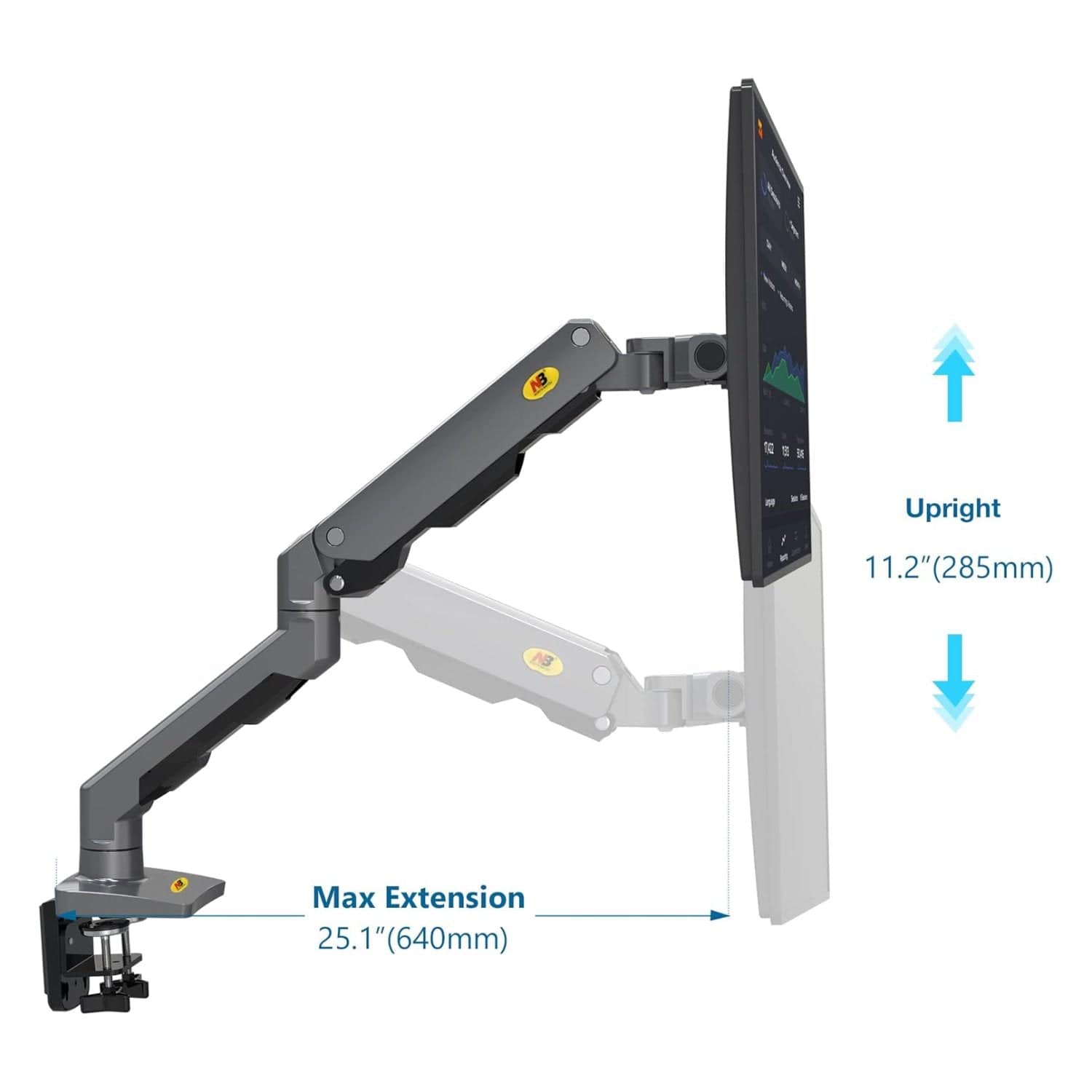 Gaming monitor Arm for 27"-45" Screens - Image 2