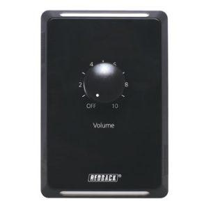 Volume Control 40W 100V Line Clipsal Pro - Vertical Black