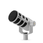 RODE Podmic Usb - White - Dynamic Podcasting Broadcast Microphone With Usb & Xlr Output Ideal For Podcasts Streaming Gaming