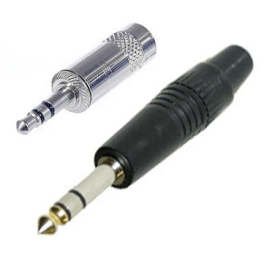 EWI MSPS10 – 3.5 mm TRS to 6.35 mm (¼″) TRS Stereo Cable – 10 ft / 3 m