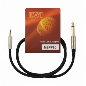 EWI MSPP06 – 3.5 mm TRS Male to Dual 1/4″ TS Male Stereo Breakout Cable (6 ft / 1.8 m)