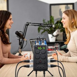 IK Multimedia iRig Quattro I/O Deluxe – 4-Channel Mobile Audio Interface (IP-IRIG-QTRDLX-IN)