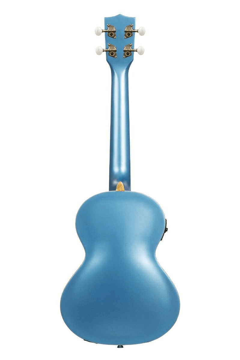 Kala Archtop Jazz Tenor Ukulele Lakeshore Blue - Image 2