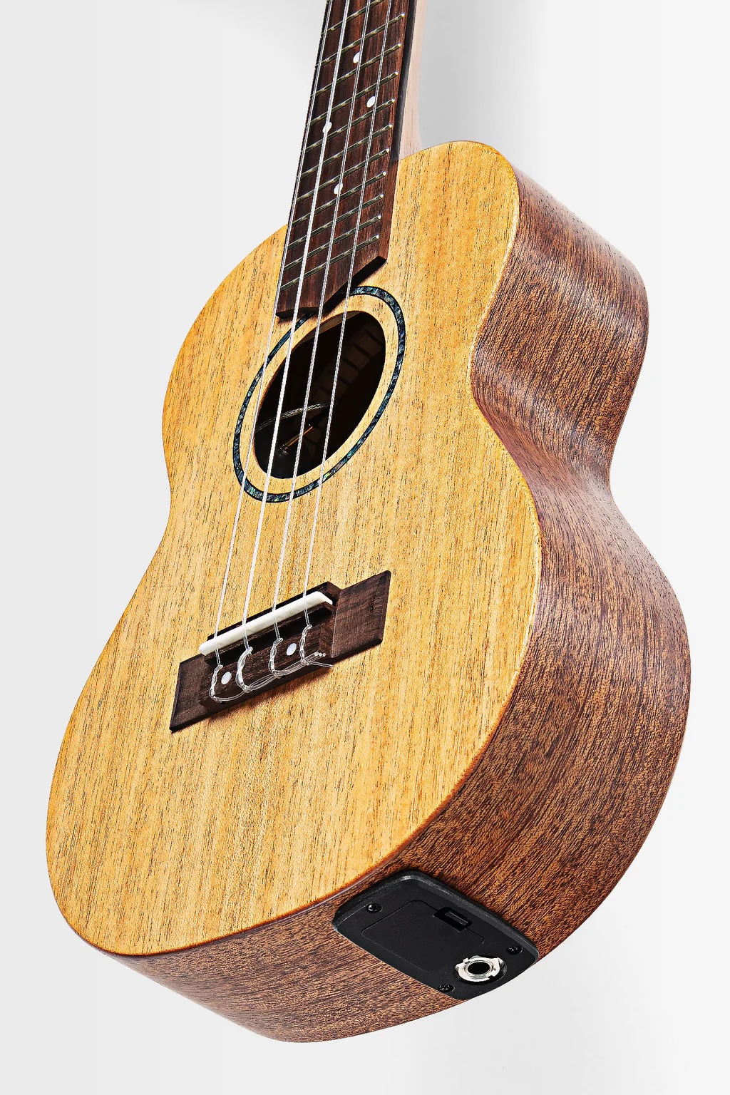 Kala James Hill Signature All Solid Mahogany Concert with EQ with Bag - Image 4