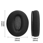 Sennheiser Compatible Earpads – Football Net / Mesh (Black)  For HD 4.50 BTNC · HD 4.40 BT · HD 4.30 · HD 350BT · HD 400S · HD 458BT