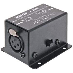 Line Isolation Transformer 10kΩ–10kΩ XLR