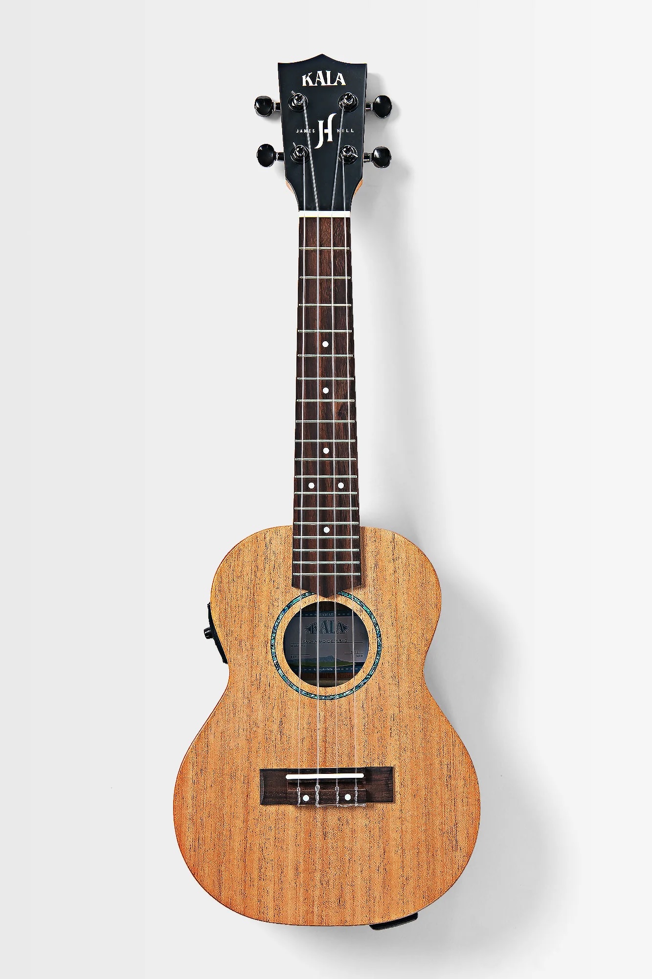 Kala James Hill Signature All Solid Mahogany Concert with EQ with Bag