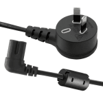 Low Profile Right Angle Figure 8 Power Cable 1.5m