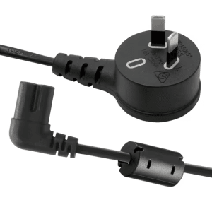 Low Profile Right Angle Figure 8 Power Cable 1.5m