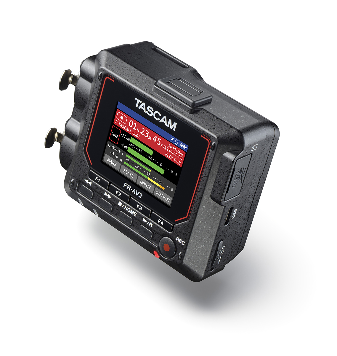 TASCAM FR-AV2 Compact 32-bit Float Field Recorder & Timecode Generator - Image 9