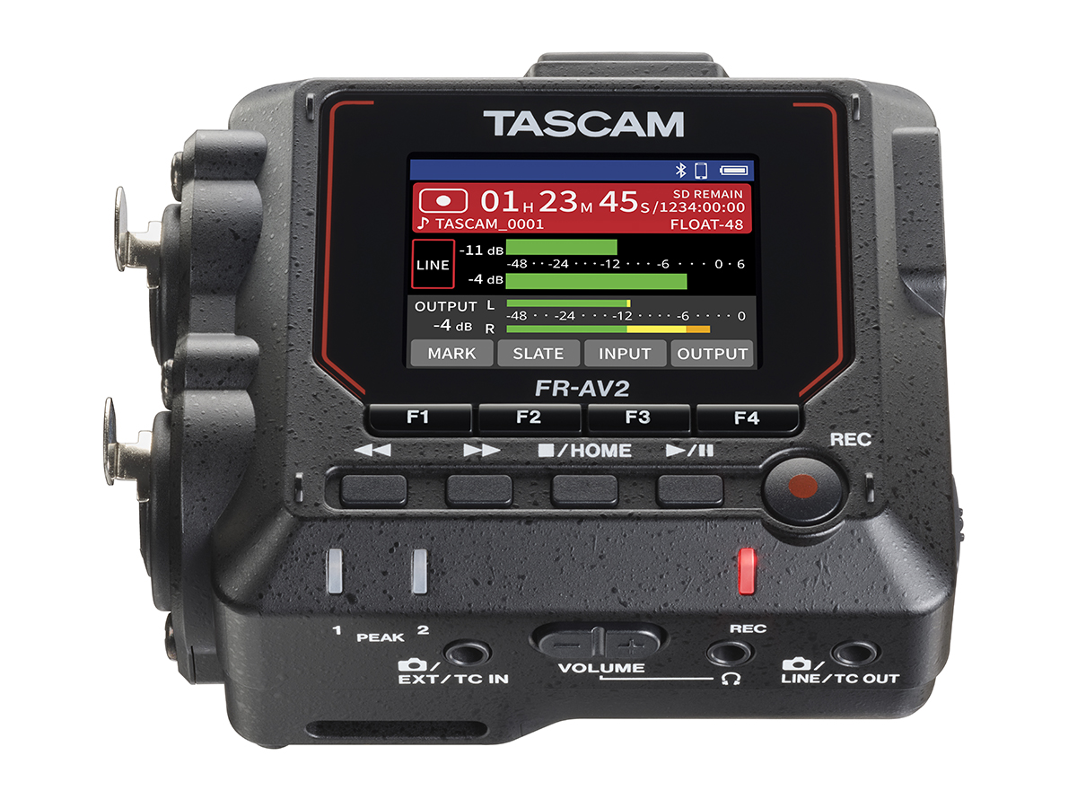 TASCAM FR-AV2 Compact 32-bit Float Field Recorder & Timecode Generator - Image 7