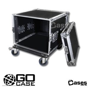 GORAK8C Go Rak 8U Standard Flight Case with Castors