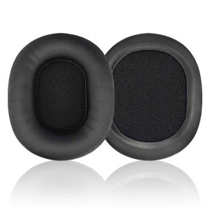 Audio-Technica Compatible Earpads – Protein Leather (Black)  Compatible with ATH-M30 · ATH-M40 · ATH-M50x · ATH-M50SX1