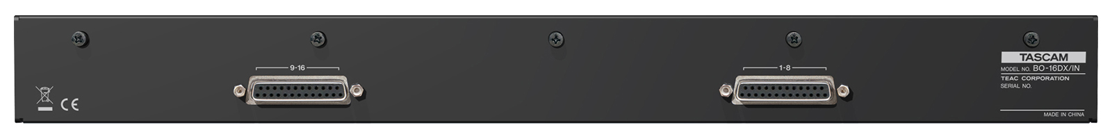 TASCAM BO-16DX/IN D-Sub to XLR Input Adapter for Professional Installations - Image 2