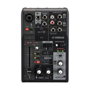 Yamaha 3 Channel Input Mixer with USB interface - Black