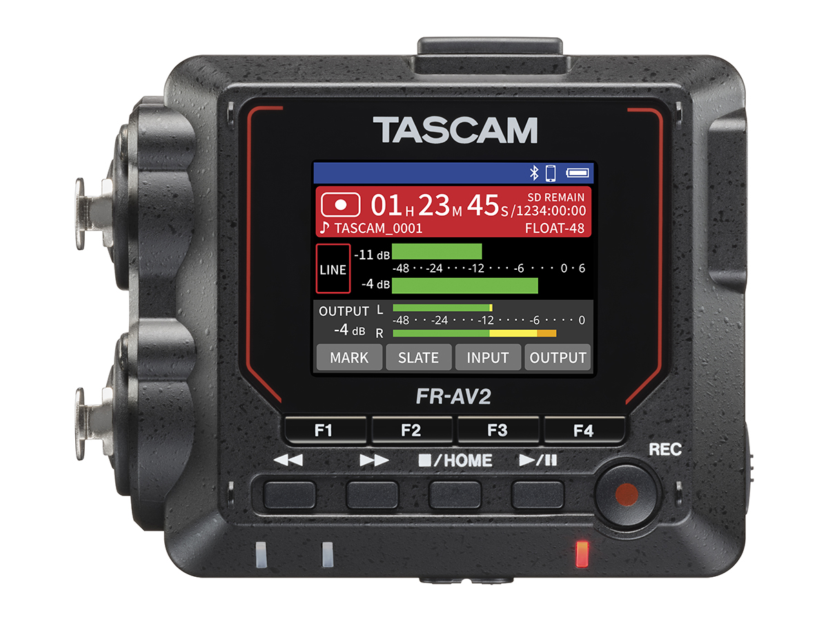 TASCAM FR-AV2 Compact 32-bit Float Field Recorder & Timecode Generator - Image 8