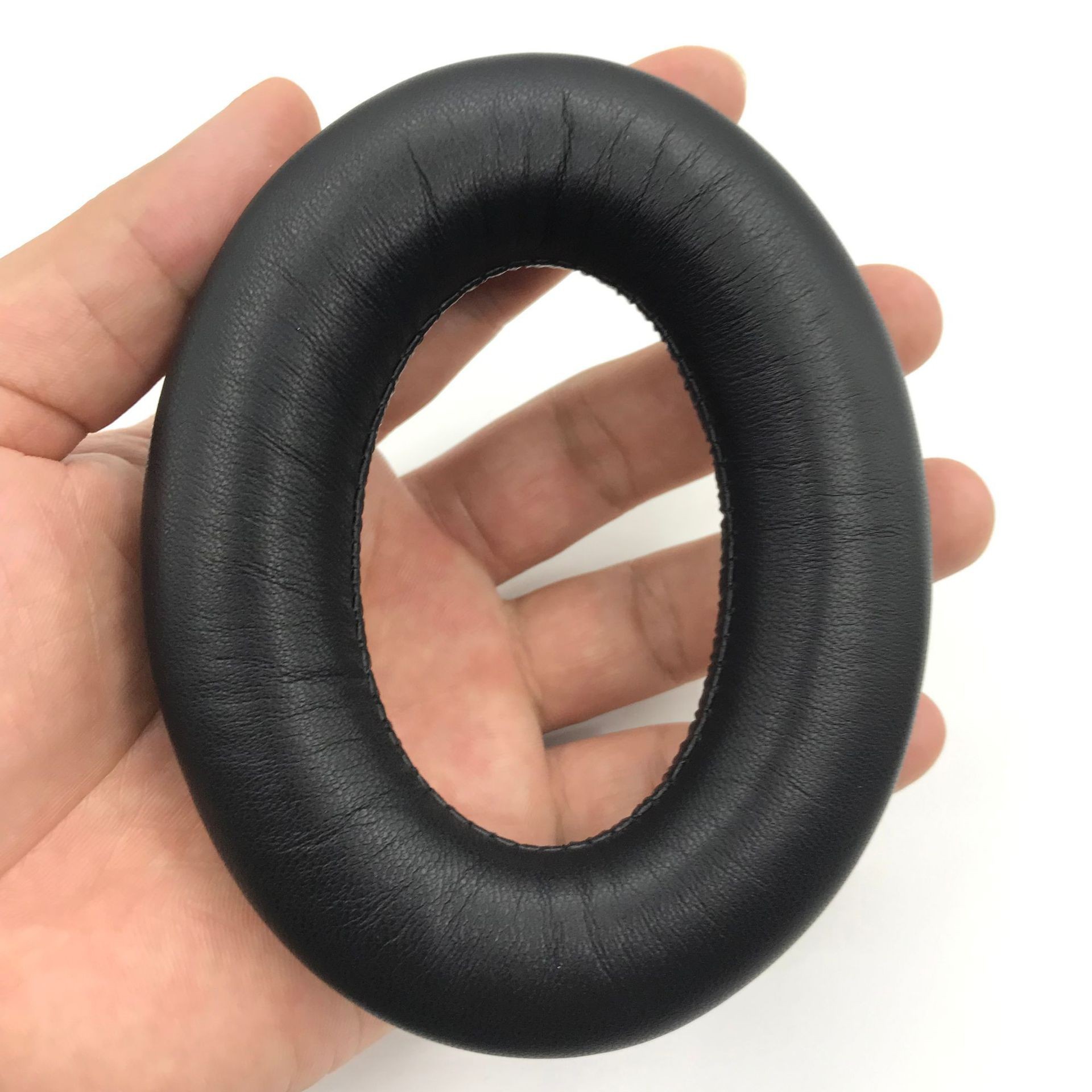 Sennheiser Compatible Earpads – Protein Leather (Black) For HD 598 · HD 599 · HD 569 · HD 515 · HD 595 · HD 558 · PC360 - Image 2