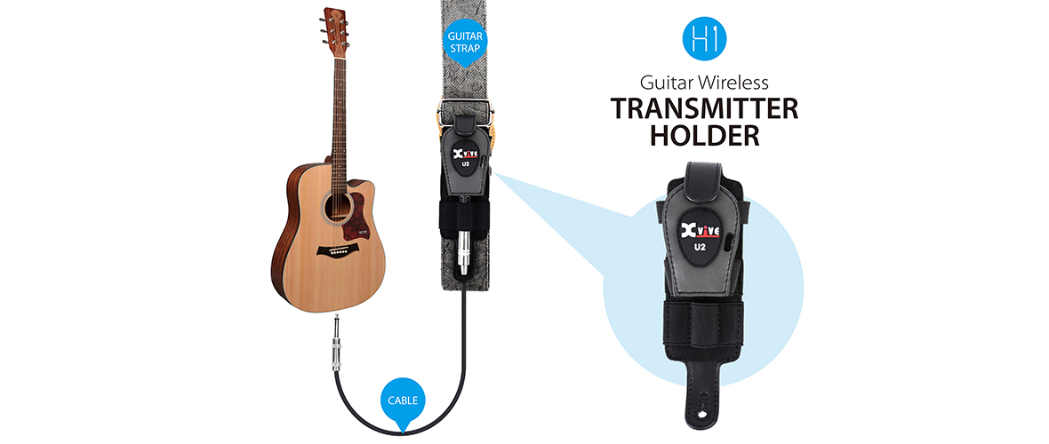 Xvive H1 Transmitter Holder for U2 - Image 3