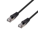 1.5m Cat6A S/FTP 10G Shielded Patch Lead – Black