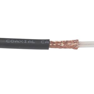 RG59 Coaxial Cable – 75Ω – Black PVC – 6.15mm OD