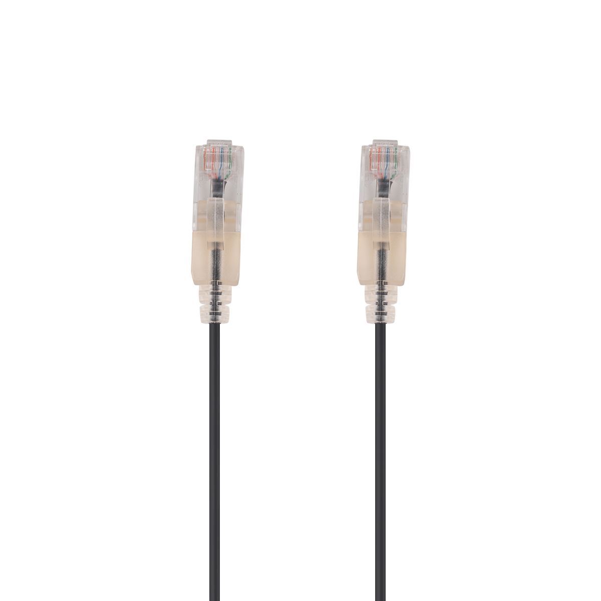 2m Cat6A 10G Ultra-Slim UTP LSZH Patch Lead – Black - Image 2