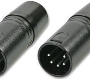 5 Pin XLR DMX Terminator, Plug 2 Pack