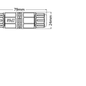 IP68 Waterproof Connector 2 Pin I Shape