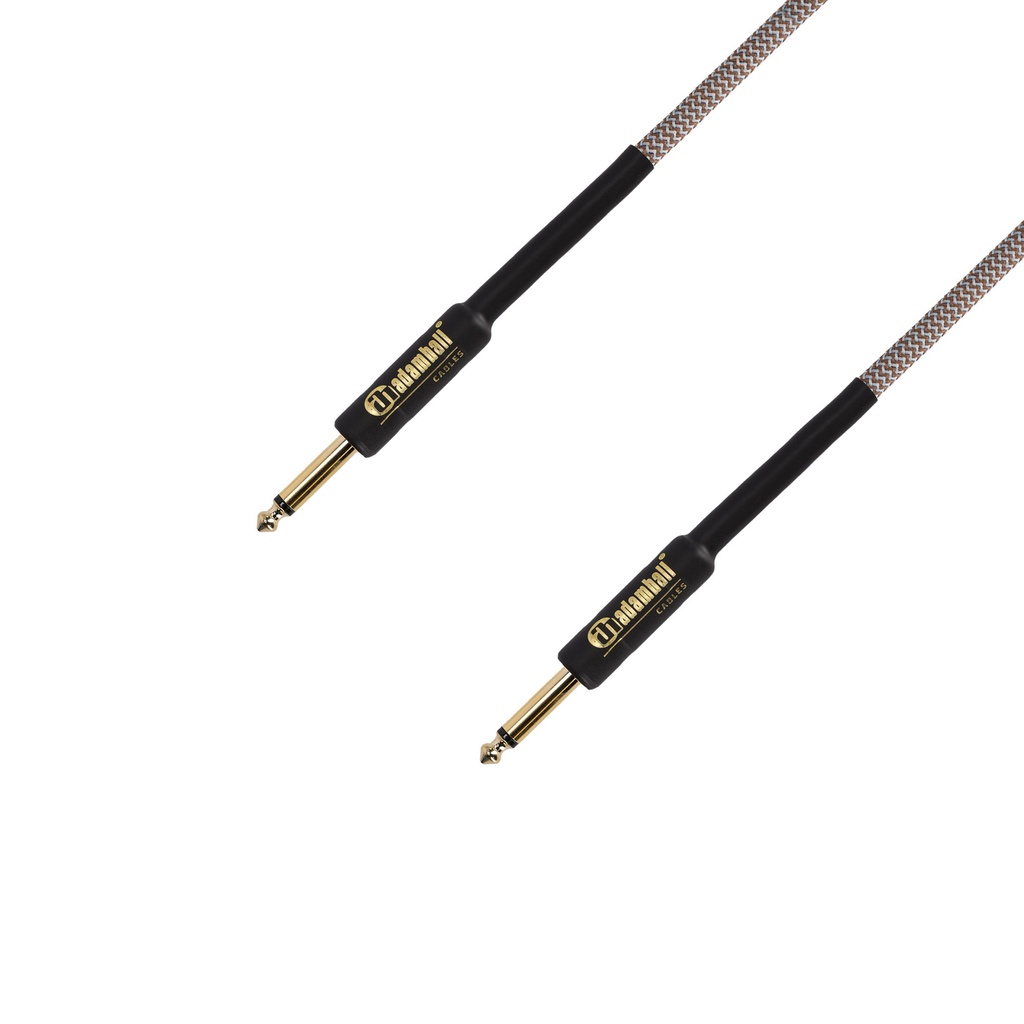 Adam Hall 4 STAR IPP 0300 BRW – 3 m Instrument Cable (Brown Fabric)