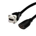 AMDEX 150mm HDMI Adapter Pigtail, High-Speed With Ethernet Rated