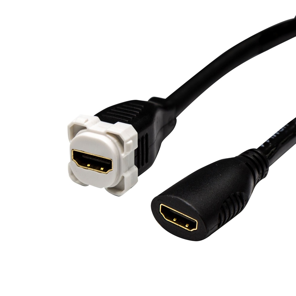 AMDEX 150mm HDMI Adapter Pigtail, High-Speed With Ethernet Rated