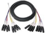 EWI 20ft (6m) 8 Channel XLR Patch Snake – Dual Fantail Male to Female