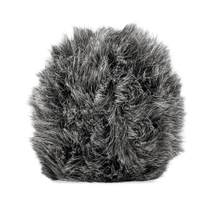 RODE Ws9 Deluxe Windshield Comprised Of Open Cell Foam And Fur Sleeve For Videomicro And Videomic Me - front view