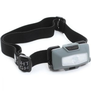 Mighty Bright Gearhead LED Lamp Grey with Black band