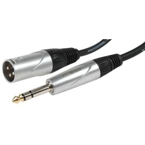 Male XLR to 6.5mm Jack  Cable 914mm