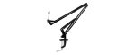 Microphone stand with boom scissor arm for desktop studio