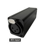 Coaxial AES XLR To SPDIF RCA Recording DAT Connected To Digital Active Monitor Speakers 75 ohms In To 110 Ohms Out - front view