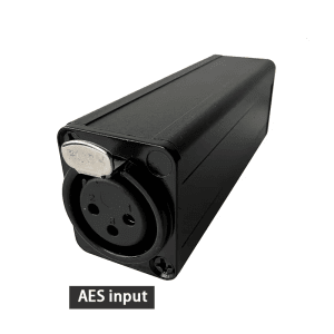 Coaxial AES XLR To SPDIF RCA Recording DAT Connected To Digital Active Monitor Speakers 75 ohms In To 110 Ohms Out