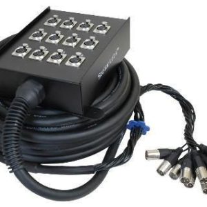 Multicore Snake with Stage Box 12 Core 9.8m 32ft