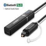 Bluetooth 5.0 Transmitter with Optical Plug - front view