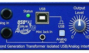 USB DI Plus VC Dual Channel unit with Volume Control